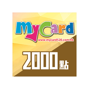 MyCard 2000 points<sup>*</sup>